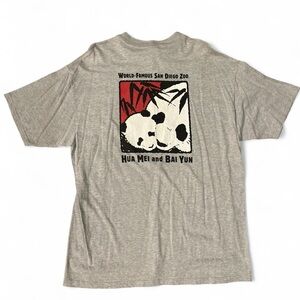 Vintage San Diego Zoo Panda T-Shirt XL - Hua Mei and Bai Yun